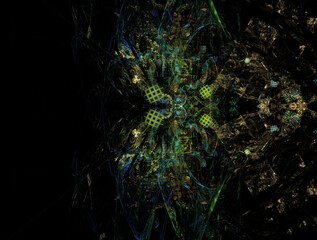 Imaginatory fractal abstract background Image