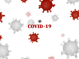 Covid 19 background , coronavirus