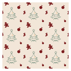 Christmas seamless pattern background Christmas wallpaper