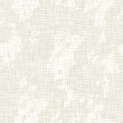 Pale grey washed out linen seamless texture. Soft tonal woven jute effect print. Textured fibre cotton background. Rustic high resolution beach cottage soft furnishing pattern material. 