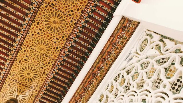 Moroccan Arabic building decoration