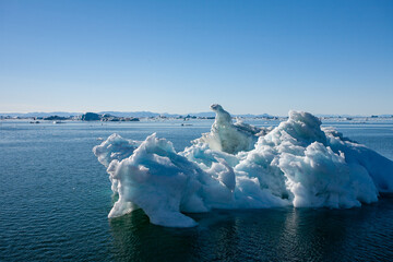 Icebergs in Disko Bay, Greenland