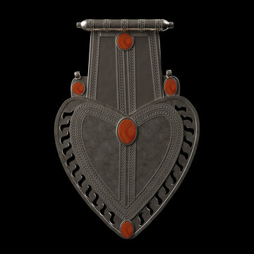3D Reconstructed Turkmen Asyk Pendant
