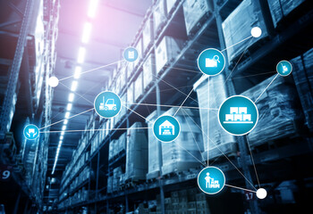 Smart warehouse management system with innovative internet of things technology to identify package...