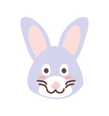 cute rabbit face