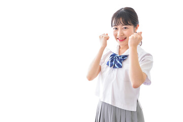 点滴を使う笑顔の若いナース