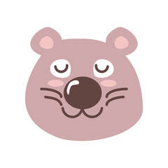 cute bear face