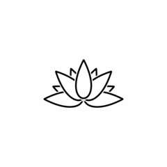 lotus flower icon set, lotus flower vector set
