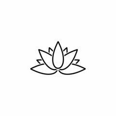 lotus flower icon set, lotus flower vector set