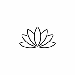 lotus flower icon set, lotus flower vector set