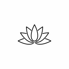 lotus flower icon set, lotus flower vector set