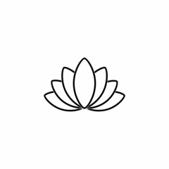lotus flower icon set, lotus flower vector set