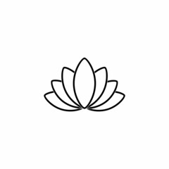 lotus flower icon set, lotus flower vector set