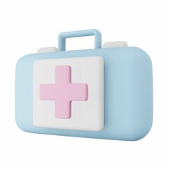 Obraz premium Medical Kit - 3D Health Care Illustration Pack