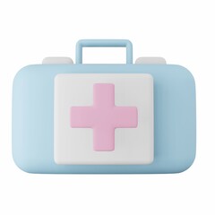 Medical Kit - 3D Health Care Illustration Pack