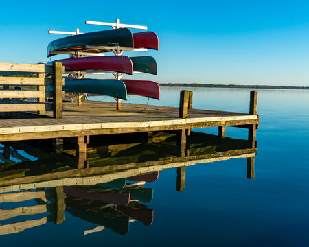 boat on the lake