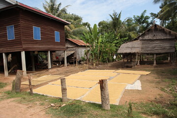 カンボジア、シュムリアップ農村