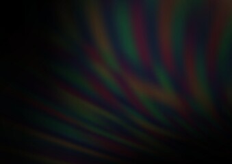 Dark Silver, Gray vector blurred shine abstract template.