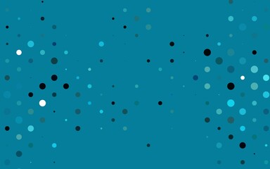 Light BLUE vector cover with spots.
