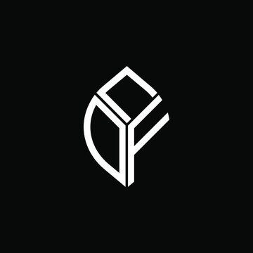 CDF letter logo creative design. CDF unique design
