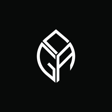 CGA letter logo creative design. CGA unique design
