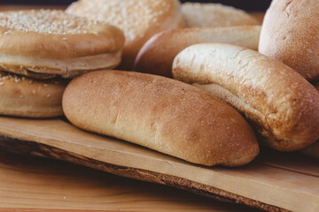 assortment of bread