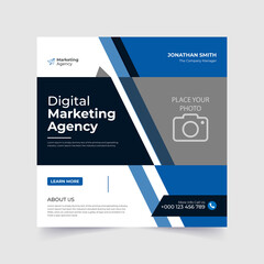 Digital marketing agency creative and Instagram post template banner Design