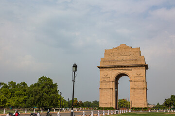 インド　ニューデリーにあるインド門