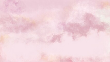 Pink clouds vector design background.