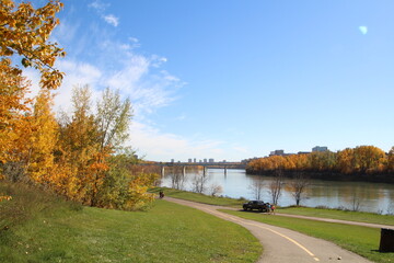 The River Valley In October, Government House Park, Edmonton, Alberta