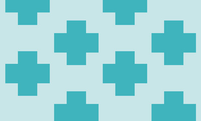 Fototapeta premium light blue background with plaid plus