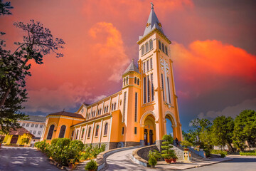 Chicken Church in Dalat City, Vietnam