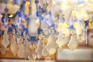 crystal chandelier element candelabrum lamp light luxury background
