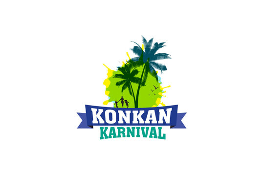 With Colorful Party Elements Saying Come to Carnival. Travel destination. Indian Rhythm, Dance and Music.