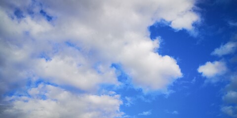 blue sky with clouds