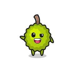 durian character as the afro boy