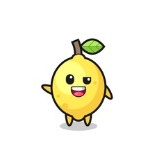 lemon character as the afro boy