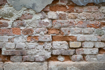 old brick wall close up