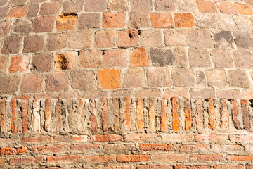 old brick wall close up