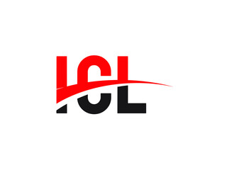 ICL Letter Initial Logo Design Vector Illustration