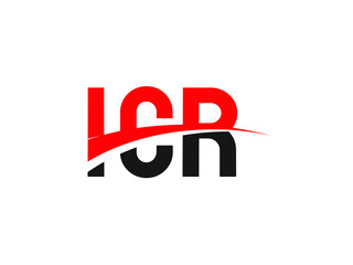 ICR Letter Initial Logo Design Vector Illustration