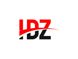Obraz premium IDZ Letter Initial Logo Design Vector Illustration