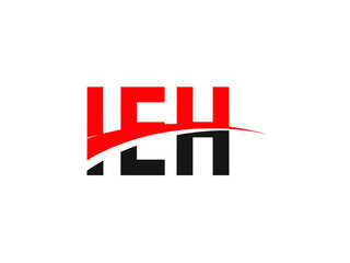 Obraz premium IEH Letter Initial Logo Design Vector Illustration