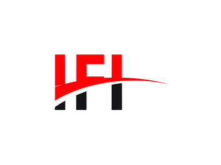 IFI Letter Initial Logo Design Vector Illustration