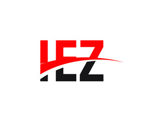 IEZ Letter Initial Logo Design Vector Illustration