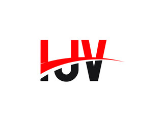 IJV Letter Initial Logo Design Vector Illustration