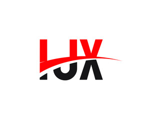 IJX Letter Initial Logo Design Vector Illustration