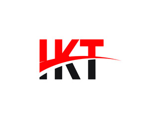 IKT Letter Initial Logo Design Vector Illustration
