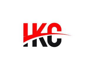 IKC Letter Initial Logo Design Vector Illustration