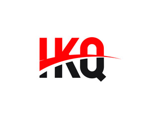 IKQ Letter Initial Logo Design Vector Illustration